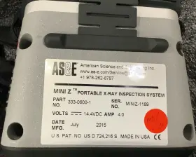 333-0600-1 Rapiscan As&e Mini Z Handheld Cargo Inspection Scanner System Read Description #3