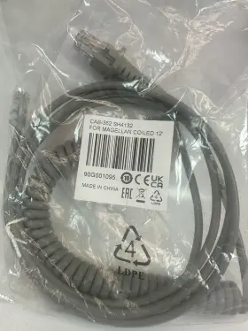 Cab-362 Retro Scanner Cable Sh4132 For Magellan Coiled 12ft Gray New
