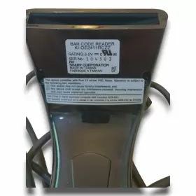 Ki-oe2411rczz Sharp Wired Barcode Scanner - Tested Nice #3