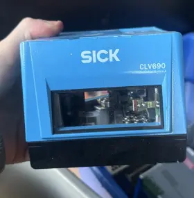 Clv690-0000 Sick 1056600 Fixed Mount Bar Code Scanner Unit Only