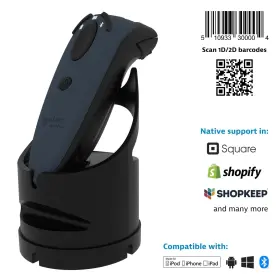 Cx40523115 Socket Communications Durascan D720 General Purpose Barcode Reader Gray And Charging Dock