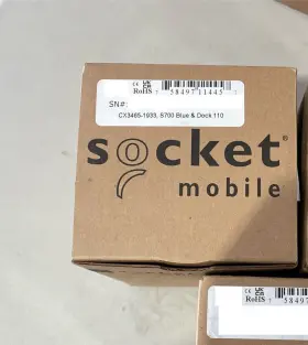 Cx3465-1933 Socket Scan S700 1d Barcode Scanner Blue And Charging Dock