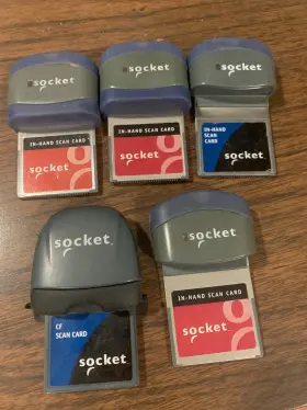 8510-00234 Socket Mobile Scanner Lot Of 5 Each - Cfsc 5e And Class 1 As Is