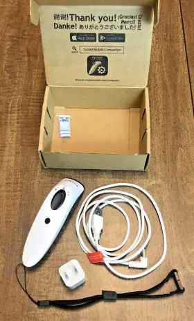 Cx3397-1855 Socket Mobile Socketscan S700 1d Imager Barcode Scanner Bluetooth White Tested