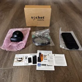 Cx3602-2253 Socket Mobile Cx3844-2824 Durasled Ds860 With Charging Dock Barcode Scanner Used