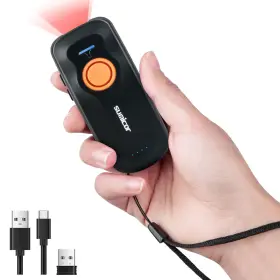 Sumicor Sm8725l-1d Wireless Barcode Scanner Portable Mini Bluetooth Reader 1d Laser Wit
