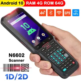 Ipda111 Svantto Android 10.0 Barcode Scanner 1d/2d Computer Pda With Full Size Numeric Keyboard