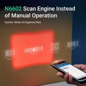Ipda112 Svantto Android 10.0 Barcode Scanner Handheld Pos Mobile Computer 1d/2d/qr N6602 #3