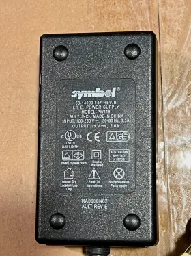 50-14000-107 Symbol Lot - Qty 46 Model Rev. B Power Supply 9.0v 2.0a Pw118