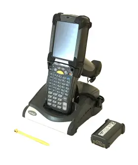 Mc9090-gf0hbega2wr Symbol 610683593548 1d Laser Ce 5.0 Barcode Scanner And Charging Dock