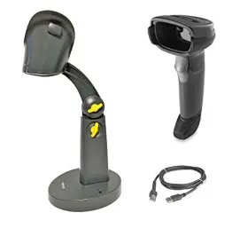 Symbol 611393751617 Clover Barcode Scanner With Hands-free Stand Usb Corded For Station