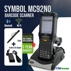 Mc92n0-gj0syeya6wr Symbol 682017469980 Motorola 1d 2d Qr Barcode Scanner With Kit 1 Yr Warranty