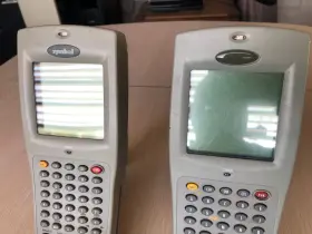 6840 Symbol Handheld Barcode Scanners Lot Of 2 No Batteries Parts