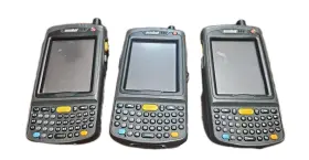 7004 Symbol Lot Of 3 Mc Pda Barcode Scanner