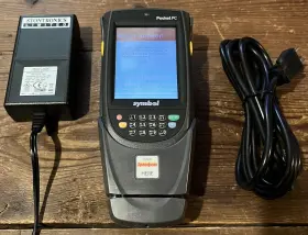 Ems-1034 Symbol Pocket Pc Mobile Terminal With Bumper Case Stylus And Charger