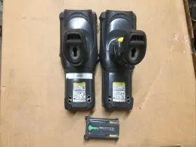 Mc9190-ga0swaya6wr Symbol Ga0swaya6wr Motorola Mobile Lot Of2 Scanners 3 Battery Powered Up