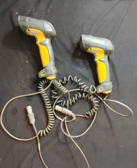 Ls3408-er20005 Symbol Lot Of 2 Handheld Wired Barcode Scanner