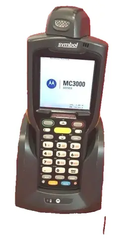 Mc3070-rg0pb2b00ww Symbol Motorola Touchscreen Lcd Barcode Scanner Charger