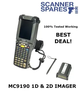 Mc9190-ga0sweya6wr Symbol Used Tested Working And Battery Windows Ce 6.0 1d Laser