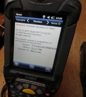 Mc92n0-gp0sxera6wr Symbol Mobile Barcode Scanner Pda #2