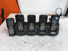 Mc32n0-gl2hcle0a Symbol Technologies Lot Of 5 Barcode Scanner With Dock Charger