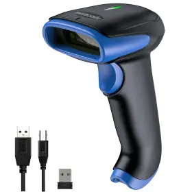 Symcode 719986953452 Wireless Bluetooth Barcode Scanner 3-in-1 And Usb Wired 2.4