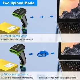 Symcode 719986954022 Wireless Bluetooth Barcode Scanner And Usb Wired 2.4g Conn #3