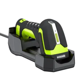Symcode 735022450969 Wireless Charging Barcode Scanner 1d/2d/dpm Symbologies Green