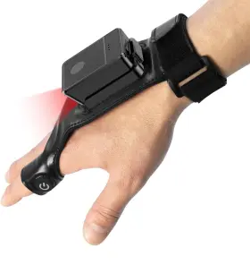 Symcode 765569540946 1d 2d Qr Barcode Scanner Glove 2.4ghz Wireless Bluetooth 6.0 1100mah