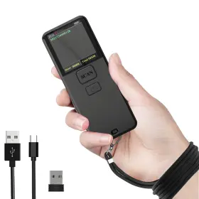 Symcode 765569541097 2d Bluetooth Barcode Scanner Wireless 3-in-1 Self-sensing 1d Qr Code Scan