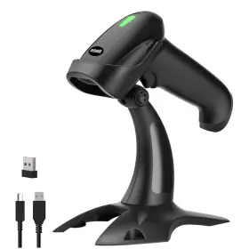 Symcode 791533381093 Usb Wireless Barcode Scanner With Stand Versatile 2-in-1