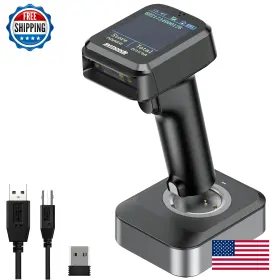 B0cf1x1sq3 Symcode Pro 1d 2d Qr Wireless Barcode Scanner Display Screen Battery Level