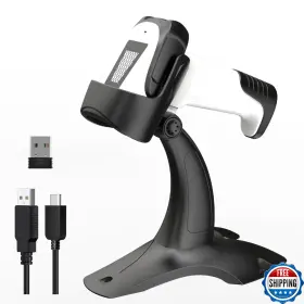 B0fcs7srg8 Symcode Laser Wireless Handheld Barcode Reader With Stand Bluetooth And 2.4ghz Usb Wir