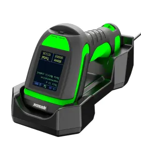 Mj-2023 Symcode Upgraded 2d Barcode Scanner With Display Screen 1968 Feet Transmission