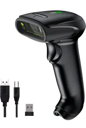 Mj-6709 Symcode Nib Wireless Bluetooth Barcode Scanner 2.4g - Black #2