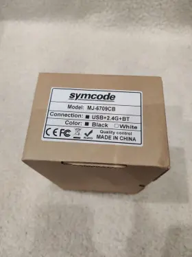Mj-6709 Symcode Nib Wireless Bluetooth Barcode Scanner 2.4g - Black