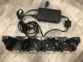 Crd7x00-4000cr Synbol Technologies Crd7x00-4 Motorola Symbol Quad Dock Charging Cradle For Mc70/75 With Power Supply
