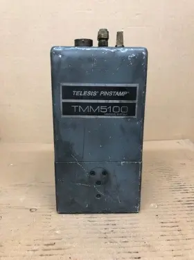 Tmm5100 Telesis Used Pinstamp Marking System Head
