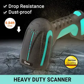 Tera 262380671249 1d 2d Qr Barcode Scanner Wireless With Stand Heavy Duty Industrial Ip66 #2