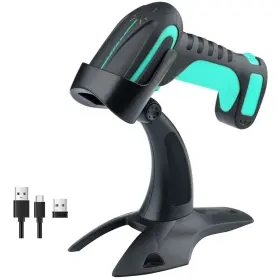 Tera 262380671249 1d 2d Qr Barcode Scanner Wireless With Stand Heavy Duty Industrial Ip66