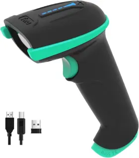 Tera 262380671959 Barcode Scanner 1d Wireless With Battery Level Indicator Versatile 2-in-1 3-2