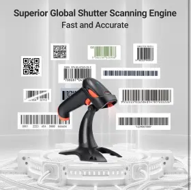 Tera 262380673847 Barcode Scanner Wireless 2d Qr Pro Version All New Battery Level Indicator #3