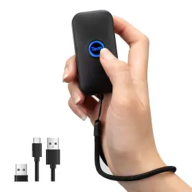 Tera 262380675643 1d Mini Barcode Scanner 3-in-1 Works With Bluetooth And Usb Wired