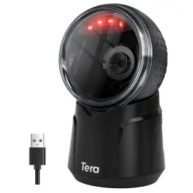 Tera 262380677722 Barcode Scanner Desktop Omnidirectional 1d 2d Qr Hands Free Usb Wired Bar Co