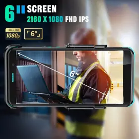 Tera 262380678194 Android 11 Barcode Scanner Pda With Pistol Grip Wi-fi 6 Ready Handheld Mobil #3