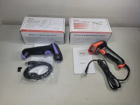 3106-2 Tera Lot Of 2 Barcode Scanner Model 5100 Wireless And Wired
