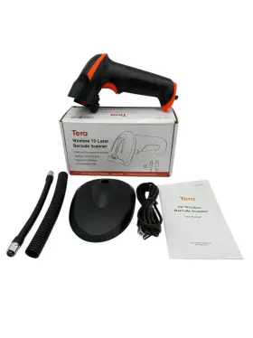 5100-z Tera Wireless 1d Laser Barcode Scanner Model New Other