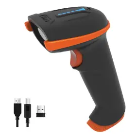 Tera 706836143644 Barcode Scanner Wireless 1d Laser Cordless Reader With Battery L