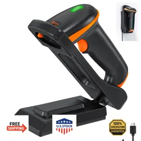 B089nfwplg Tera 1d 2d Qr Barcode Scanner With Adjustable Folding Stand And Charging Cradle