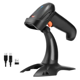 Tera B08x2f4x7h Barcode Scanner Wireless 1d 2d Qr Stand Battery Level Indicator 3 In 1